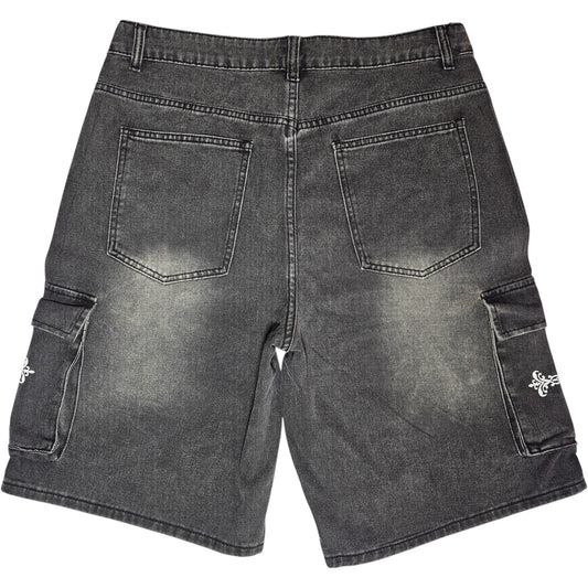 bermuda black washed cross