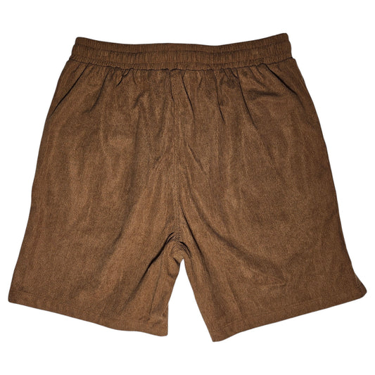 short brown courduroy point