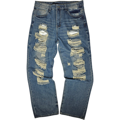 Jeans Baggy Distressed Ripped