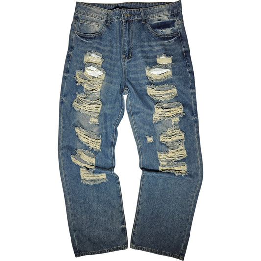 Jeans Baggy Distressed Ripped