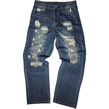 Jean Baggy Distressed Ripped
