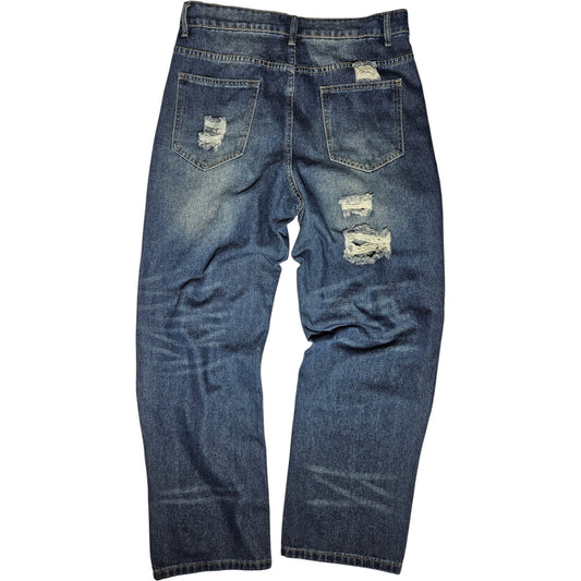Jean Baggy Distressed Ripped