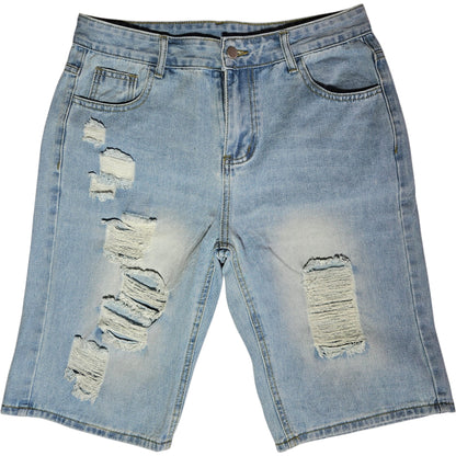 Bermuda Raw Frayed