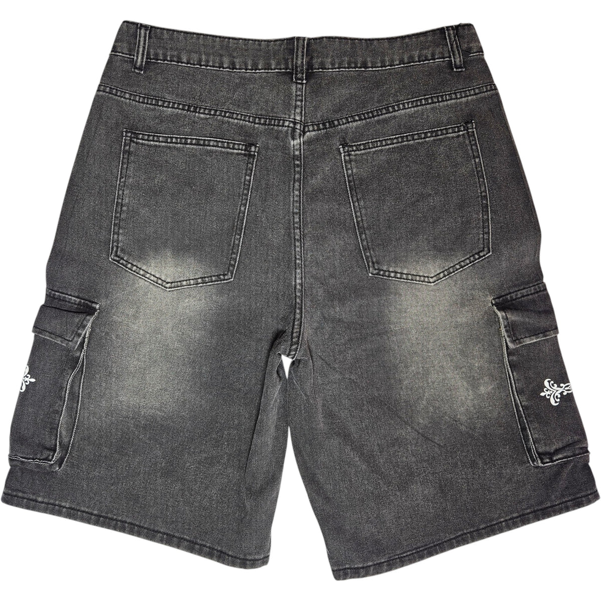 bermuda black washed cross