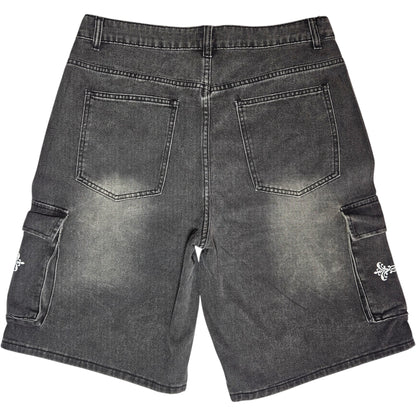 bermuda black washed cross