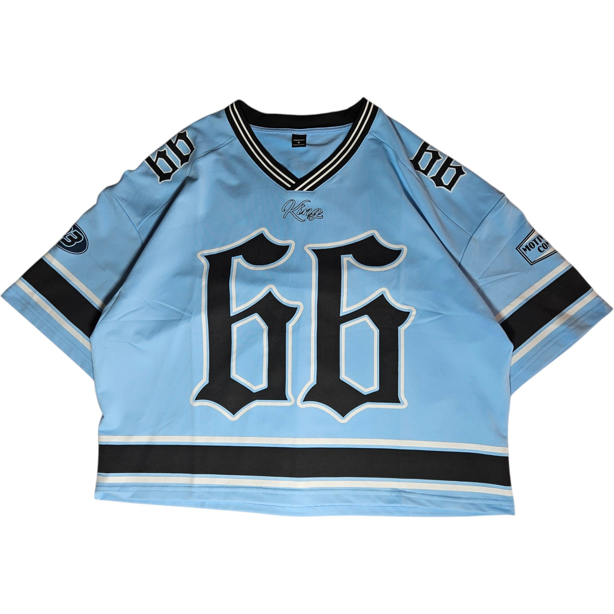 franela blue king 66