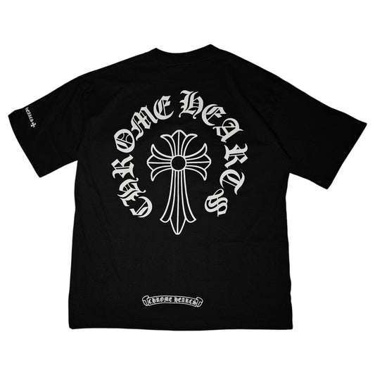 franela black chorme hearts