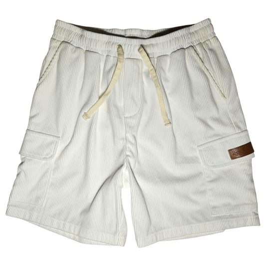 short leather cargo