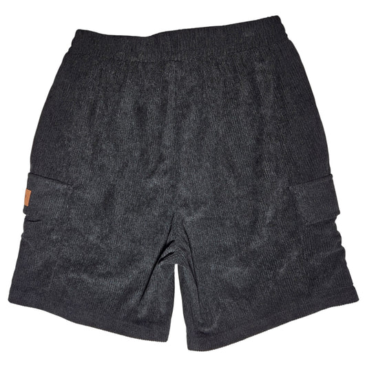 short black cargo leather