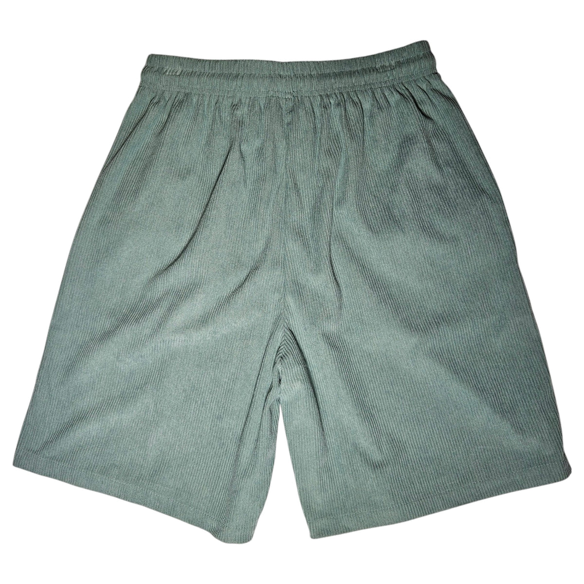 short aqua corduroy