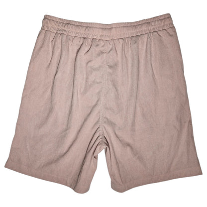 short pink corduroy point