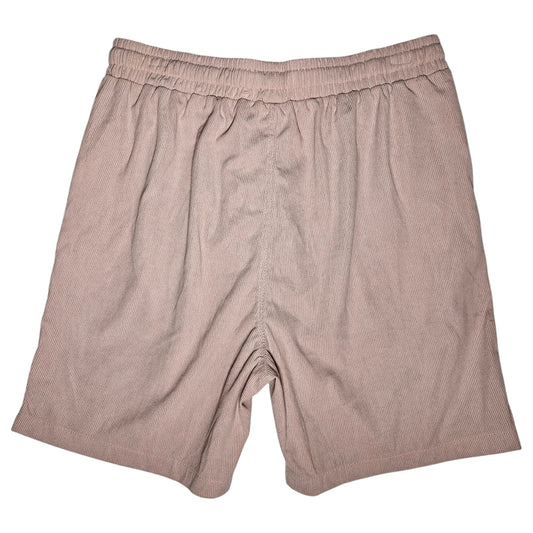 short pink corduroy point