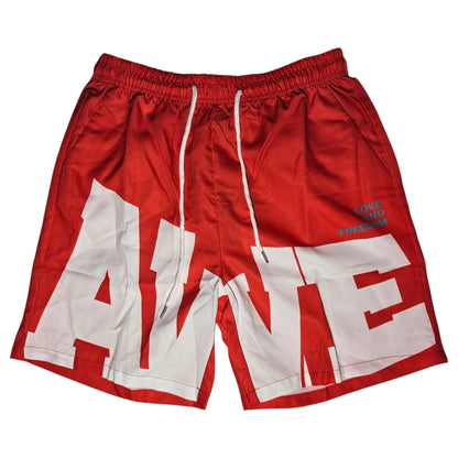 short red awe mesh