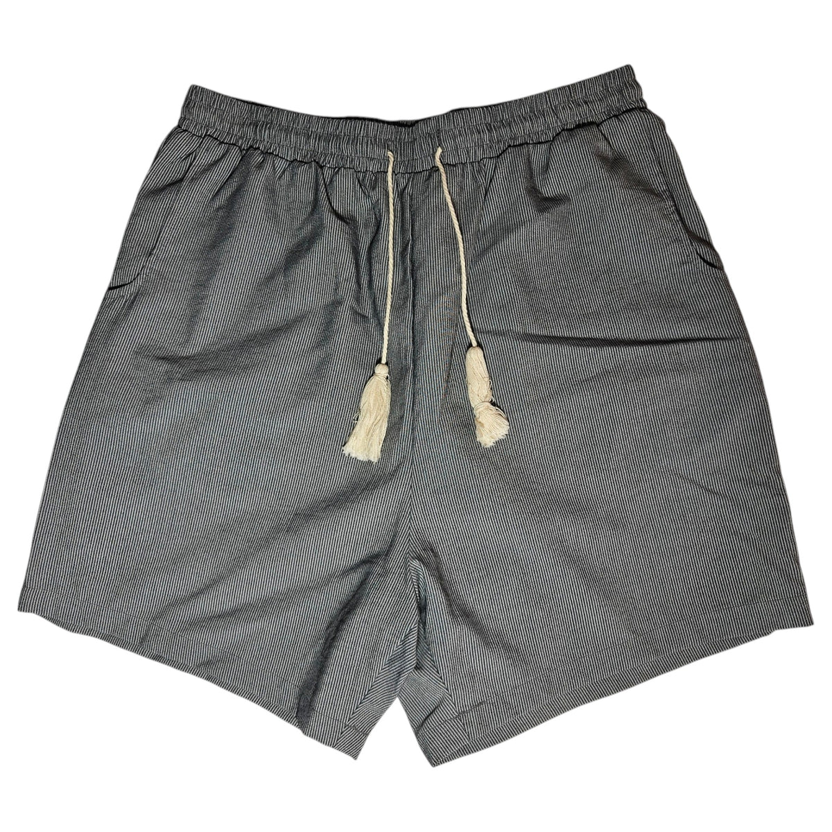 short drawsting gray