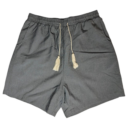 short drawsting gray