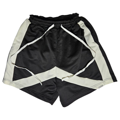 short black v-panel