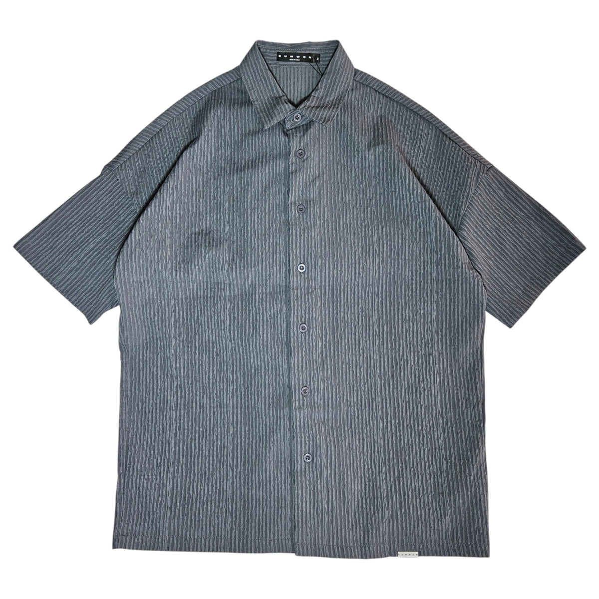 camisa gray textured