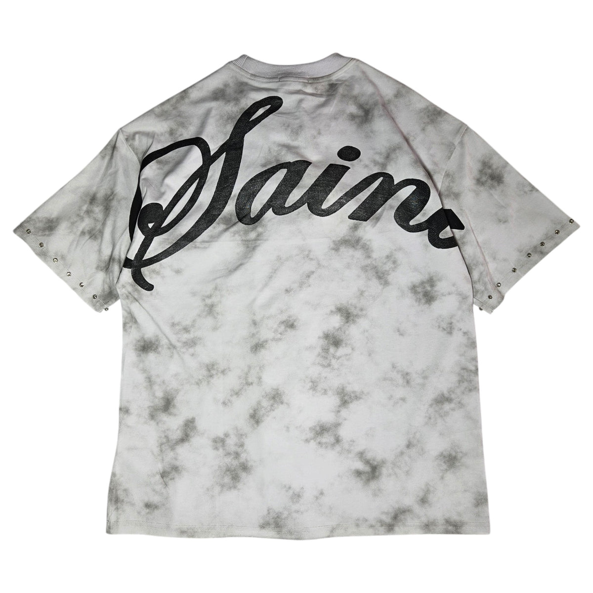 franela white saint cross