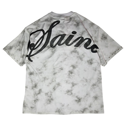 franela white saint cross