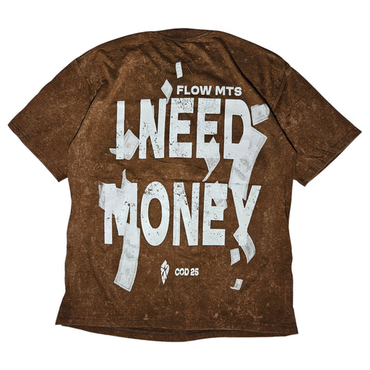 Franela Brown Dog Need Money